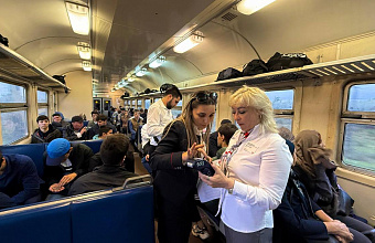 В Дагестане провели мониторинг пассажиропотока на электричке «Махачкала – Хасавюрт»