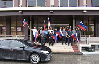 Автопробег ко Дню России прошел в Гумбетовском районе