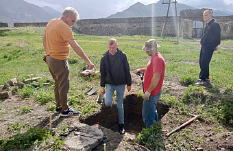 Археологические исследования древней крепости проводятся в Ахтынском районе Дагестана