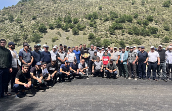 Муслима Гаджимагомедова чествовали в Тляратинском районе