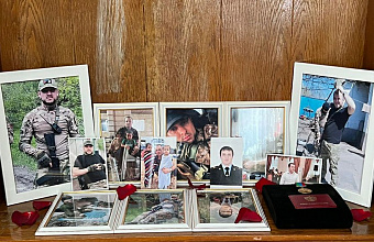 Семью погибшего участника СВО посетили в Казбековском районе