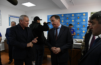 Заур Аскендеров осмотрел пункт Единой дежурной диспетчерской службы Табасаранского района