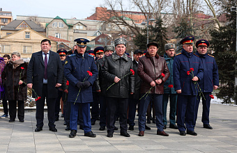 В Махачкале прошел 9-й этап всероссийской эстафеты СК РФ «Вместе – к Победе!»