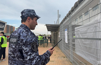 Росгвардия обеспечила безопасность во время матча махачкалинского «Динамо» с «Ростовом»