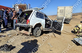 Один человек погиб в ДТП с грузовиком на трассе в Дагестане