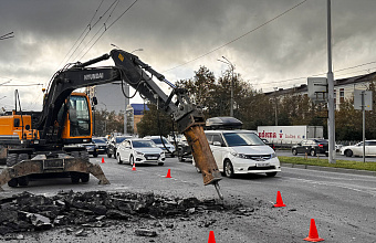 В Махачкале продолжается реализация проекта по улучшению организации дорожного движения на проспекте Акушинского