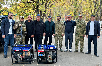 Депутаты Народного Собрания Республики Дагестан передали бойцам бригады «Терек» гуманитарную помощь