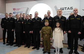 Ко Дню защитника Отечества для военнослужащих Каспийской флотилии провели торжественное мероприятие