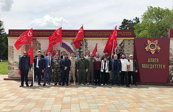 Во второй день автопробега «Знамя Победы» делегация из Дагестана прибыла в Пятигорск