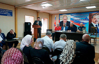 Ахмед Гамзатов принял участие в выездном совещании под председательством премьер-министра Дагестана