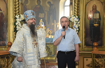 Юрий Левицкий принял участие в богослужении, посвященном празднику Успения Пресвятой Богородицы