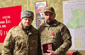 Участник СВО Степан Свиридович из Кизлярского района награжден медалью «За отвагу»